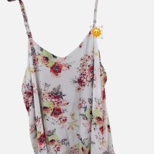 Torrid Floral Camisole with Spaghetti Straps